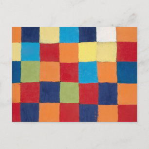 Klee - Qu 1, Färg Chart Vykort