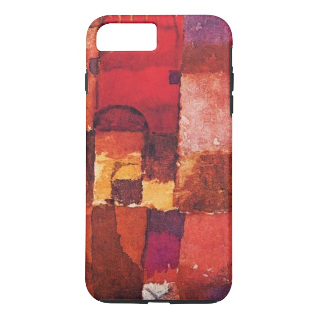 Klee - Red and White Cupolas Case-Mate iPhone Skal (Baksida)