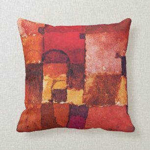 Klee - Red and White Cupolas Kudde