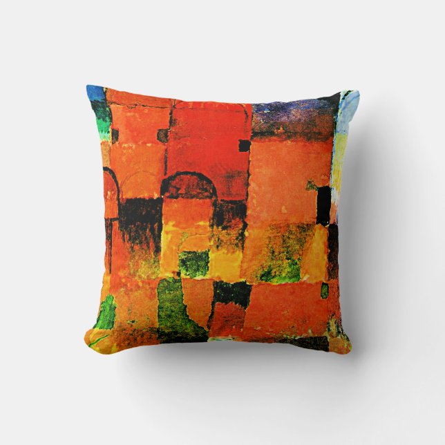 Klee - Red and White Domes 2021 stor Kudde (Framsida)