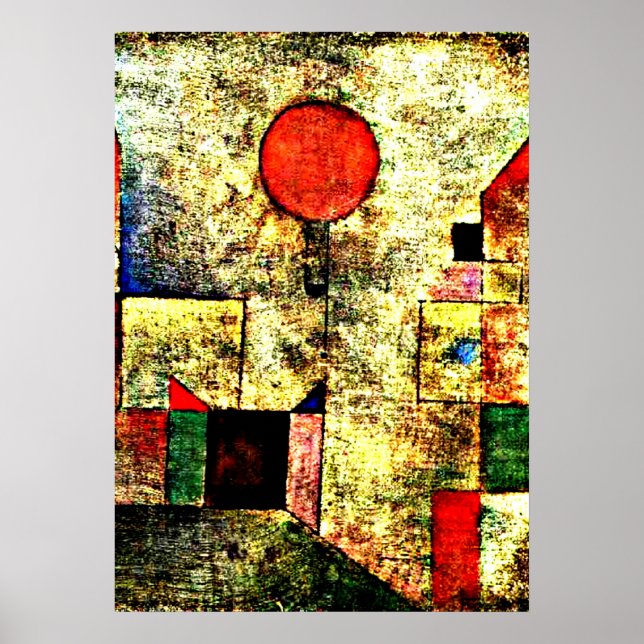 Klee - Red Balloon Poster (Framsidan)