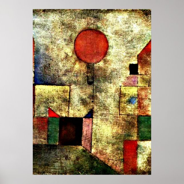 Klee: Red Balloon Poster (Framsidan)
