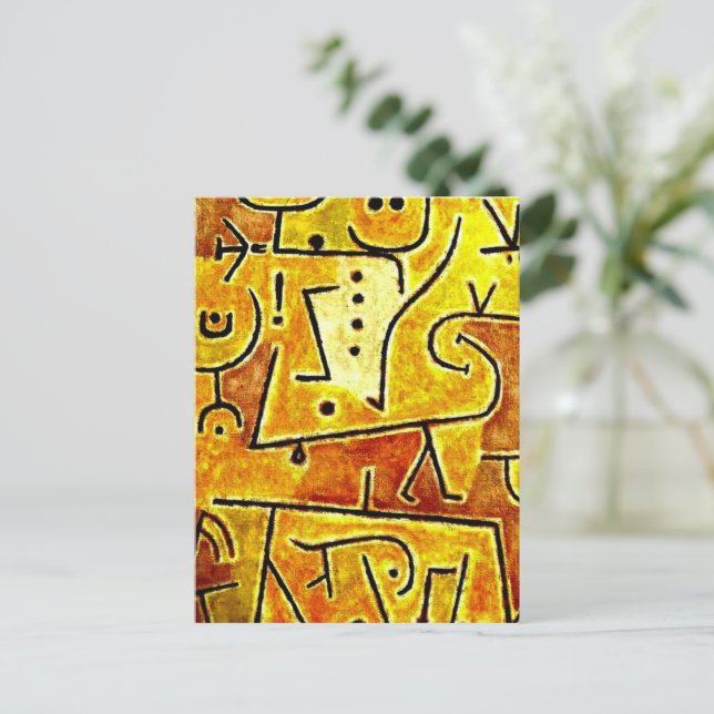 Klee - Red Waistrock Vykort (Stående Fram)