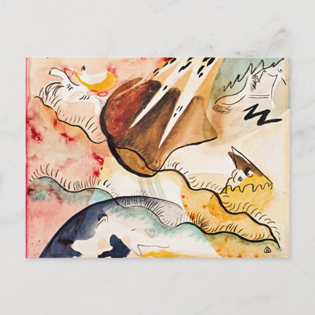 Klee - Regnlandskap Vykort (Framsida)