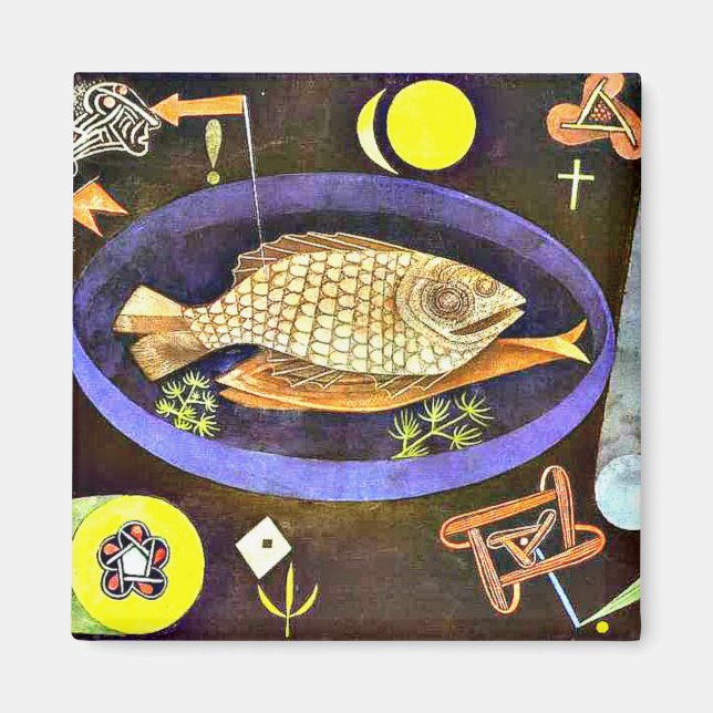 Klee - runt fisken, magnet (Framsidan)