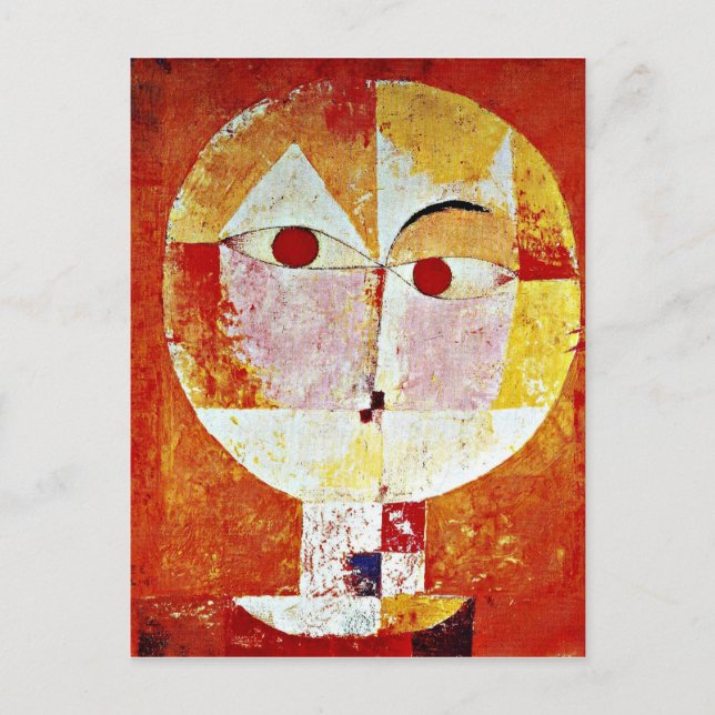 Klee - Senecio Vykort (Framsida)