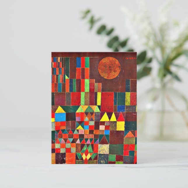 Klee - Slott och Sol Vykort (Stående Fram)