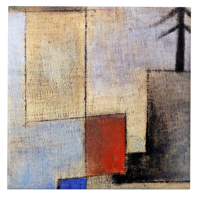 Klee - Small Fir Bild Kakelplatta (Framsidan)