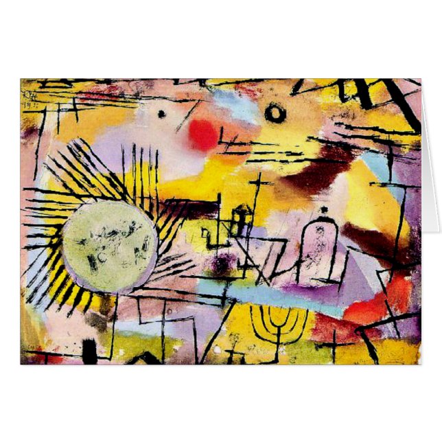 Klee - Stigning Sol OBS Kort (Framsidan Horizontal)