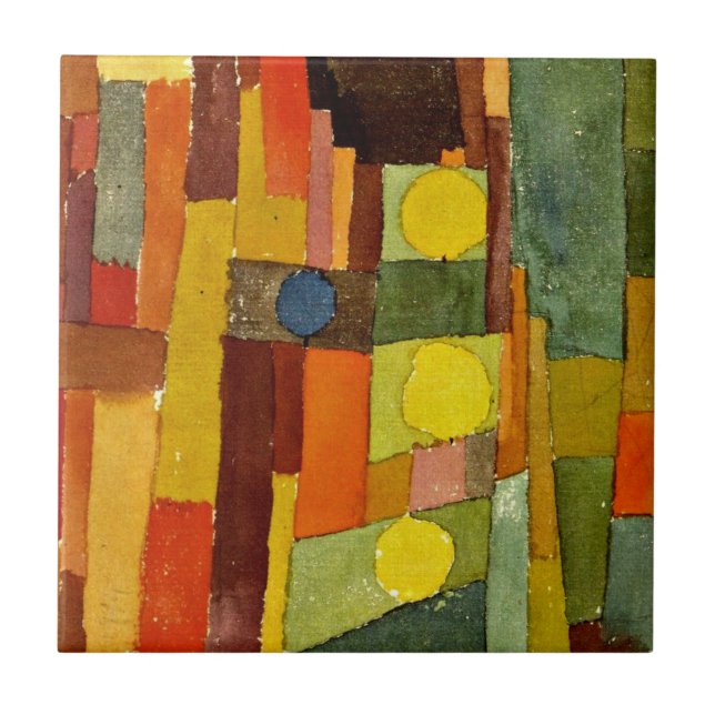 Klee - Stil i Kairouan Kakelplatta (Framsidan)
