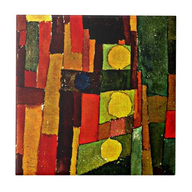 Klee - Stil i Kairouan Kakelplatta (Framsidan)