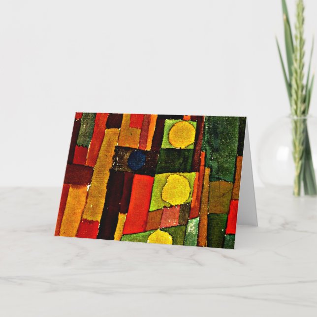 Klee - Stil i Kairouan Kort (Framsida)