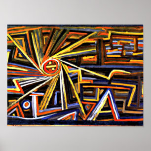 Klee - Strålning och rotation Poster