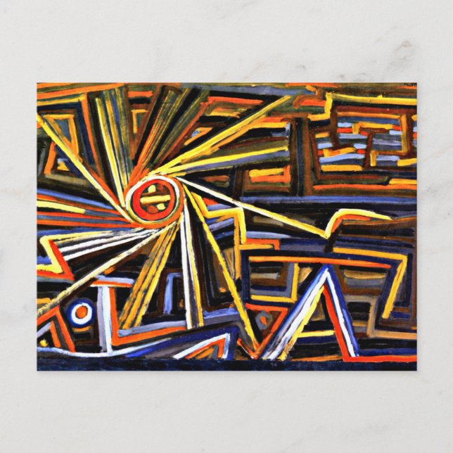 Klee - Strålning och rotation Vykort (Framsida)