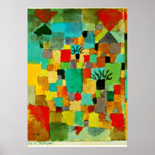 Klee - Sydtunisiska trädgårdar-1919 Poster