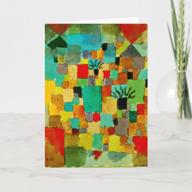 Klee - Sydtunisiska trädgårdar Kort (Framsida)
