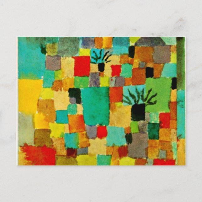 Klee - Sydtunisiska trädgårdar Vykort (Framsida)