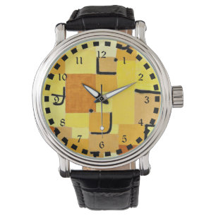 Klee - Tecken i Gult Armbandsur