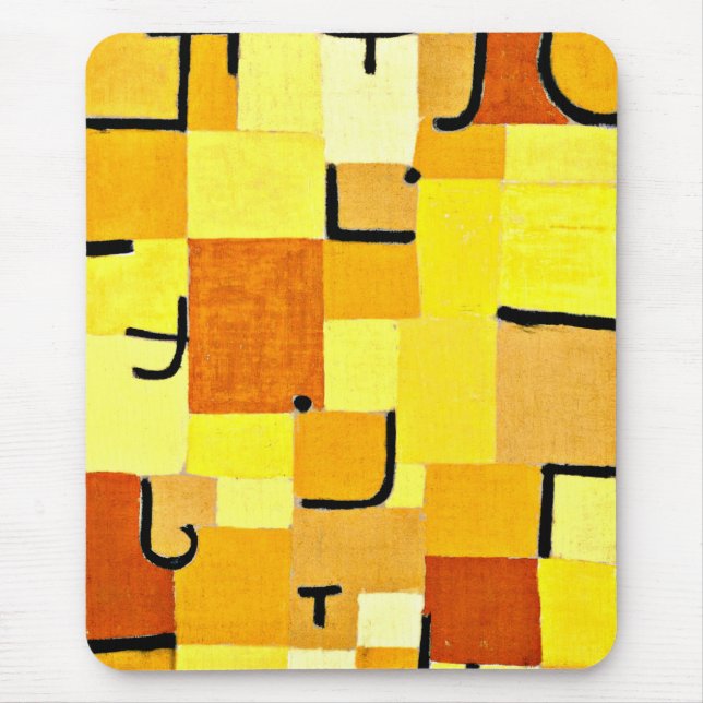 Klee - Tecken i Gult Musmatta (Framsidan)