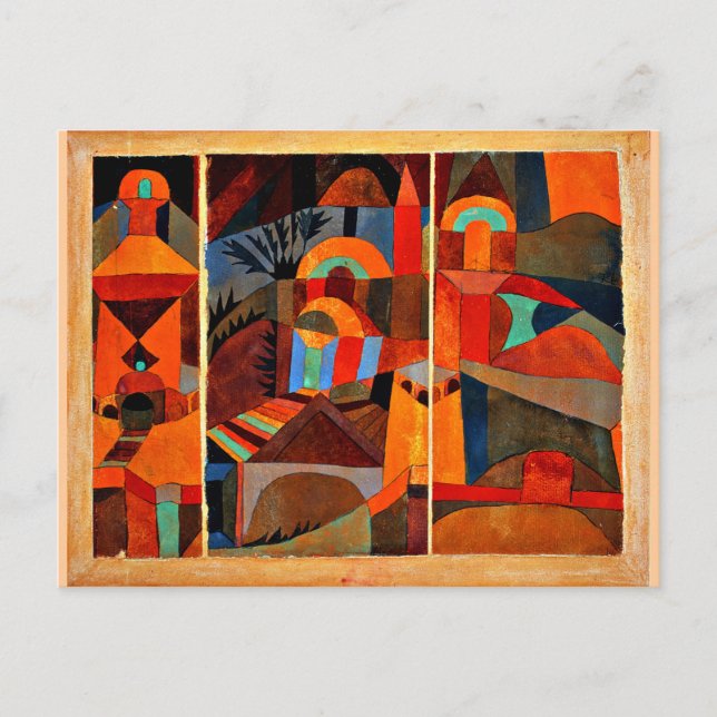 Klee - Temple Gardens Vykort (Framsida)