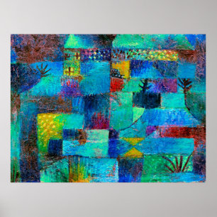 Klee - Terraced Garden Poster