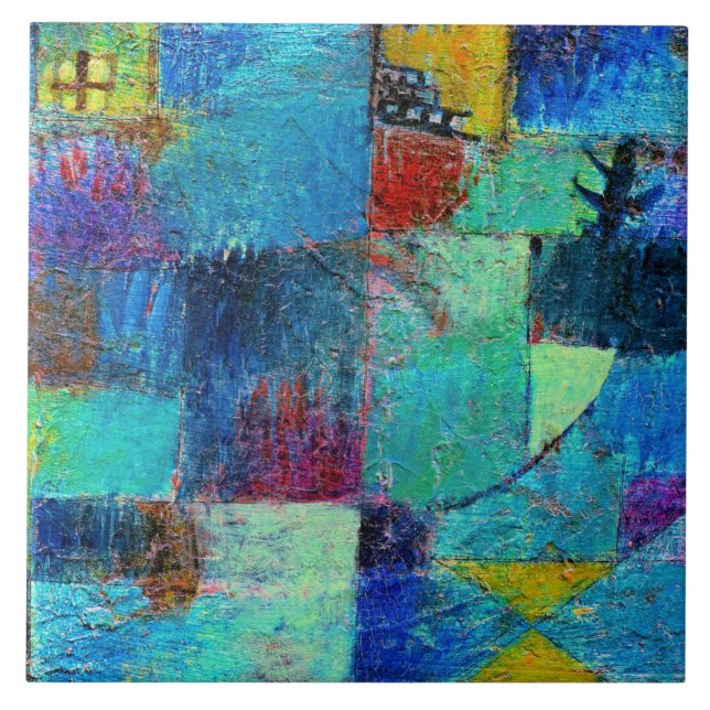 Klee - Terraced Gardens Kakelplatta (Framsidan)