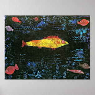 Klee - The Goldfish, 1925-grafik Poster