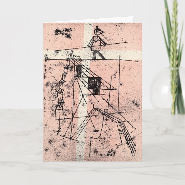 Klee - The Tight Rope Walker Kort (Framsida)