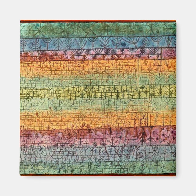 Klee - Träd Nursery Magnet (Framsidan)