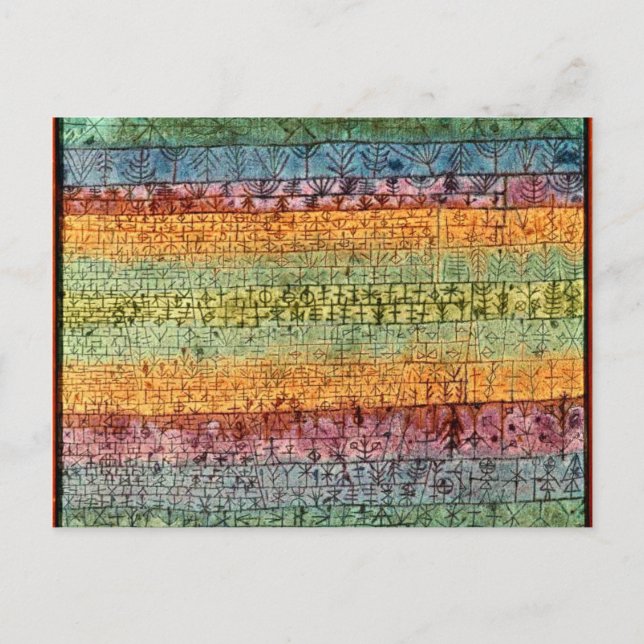 Klee - Träd Nursery Vykort (Framsida)