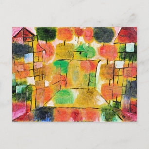 Klee - Träd och arkitektur Vykort