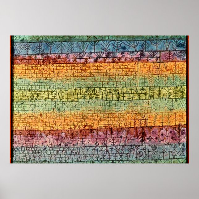 Klee - Trädplantskola Poster (Framsidan)