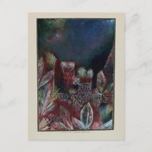 Klee - Tropical Twilight, abstrakt-målning, Vykort