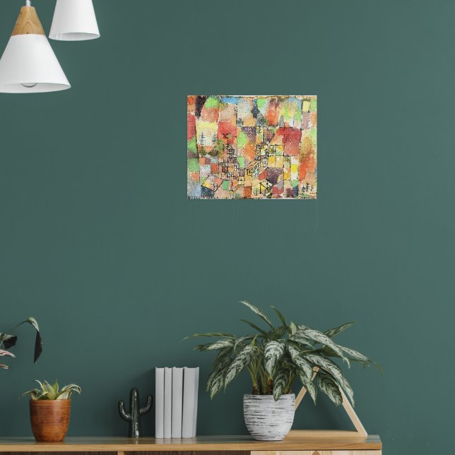 Klee - Two Country Houses Poster (Vardagsrum 1)