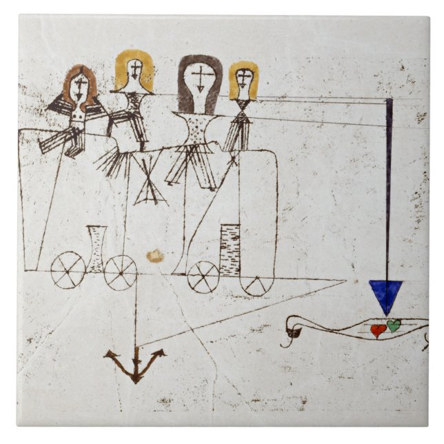 Klee - Virtue Wagon Kakelplatta (Framsidan)