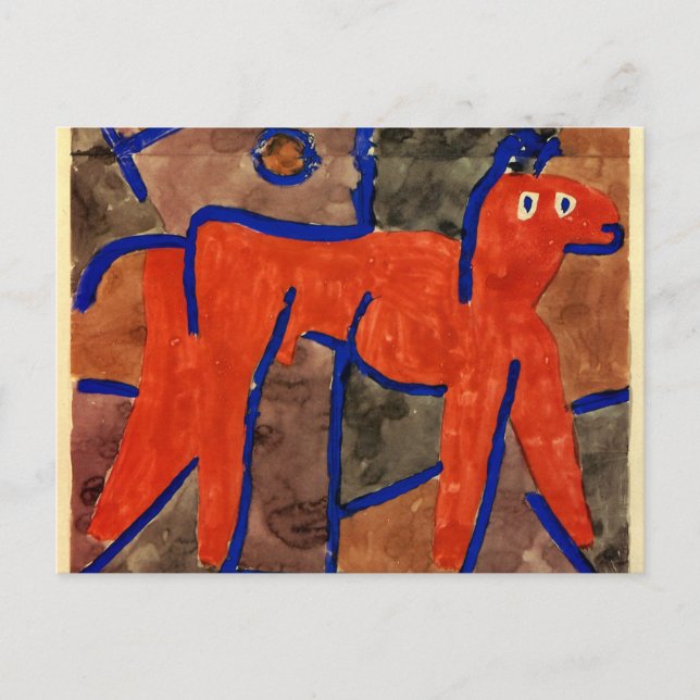 Klee - Wildes Tier in Bann Vykort (Framsida)