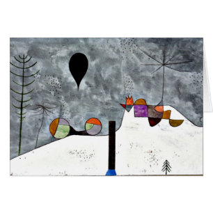 Klee - Winter, Paul Klee-målning OBS Kort