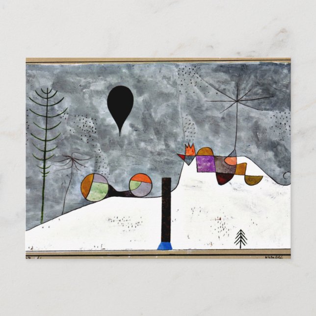 Klee - Winter Vykort (Framsida)