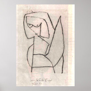 Klee - Zweifelnder Engel Poster