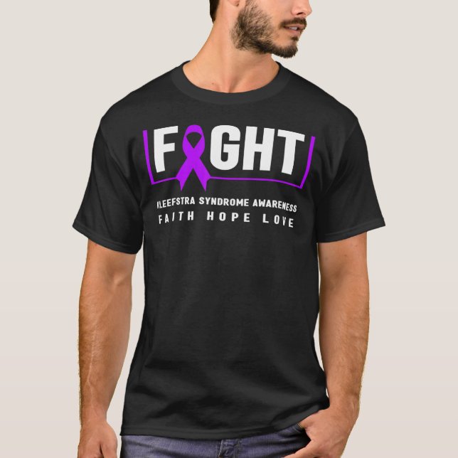 Kleefstra Syndrome Awareness Fight Kleefstra Synd T Shirt (Framsida)