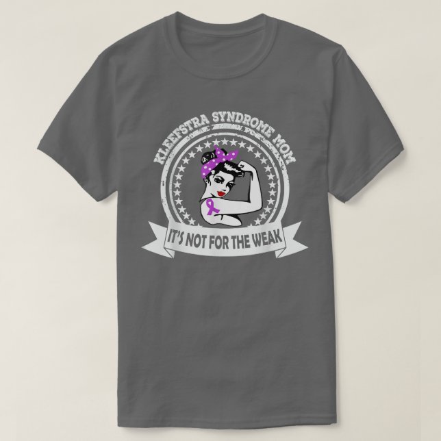 Kleefstra Syndrome MomPurple Ribbon Awareness  T Shirt (Design framsida)