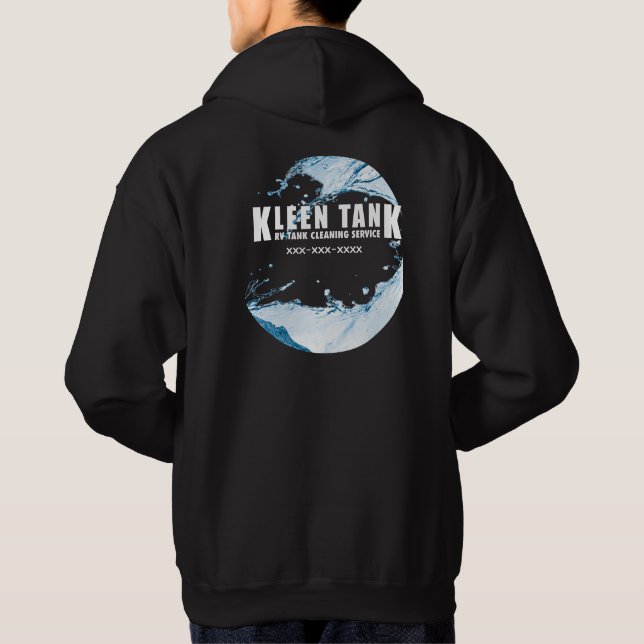 Kleen Tank Hoodie Fram- / baksidans logotyp (Baksida)