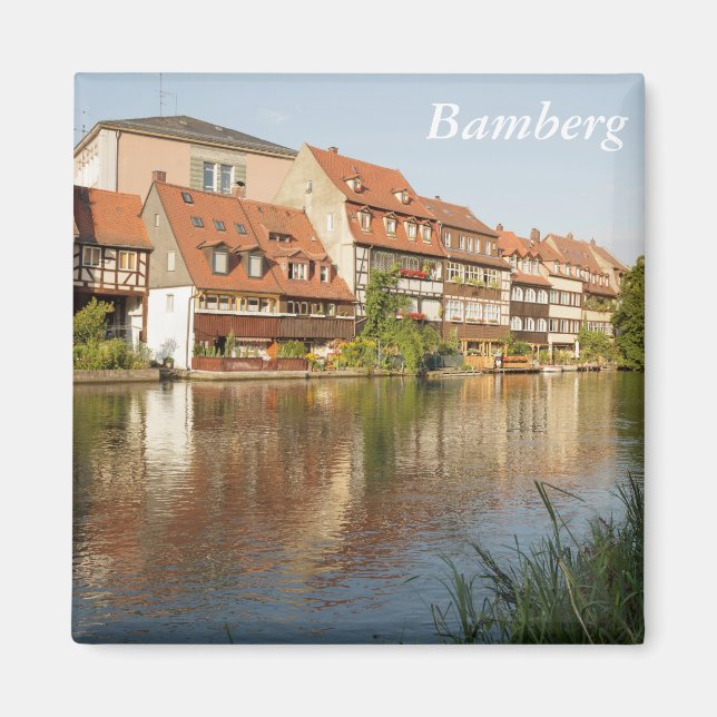 Klein Venedig i Bamberg Magnet (Framsidan)