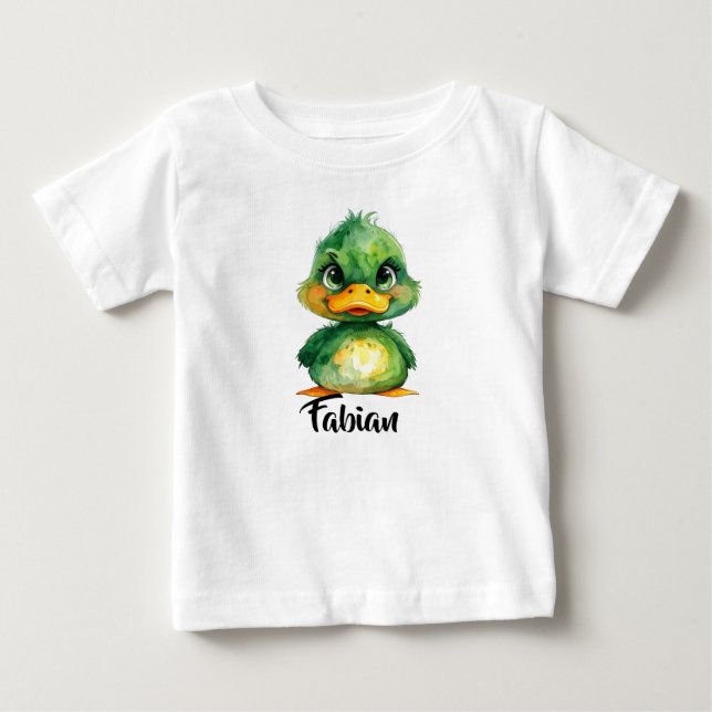 Kleine grüne Ente  T Shirt (Framsida)