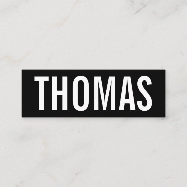 Kleine Moderne Visitenkarten Vorlage - Mini Visitkort (Framsida)