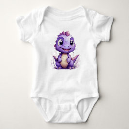 Kleine Paarse Dino T Shirt