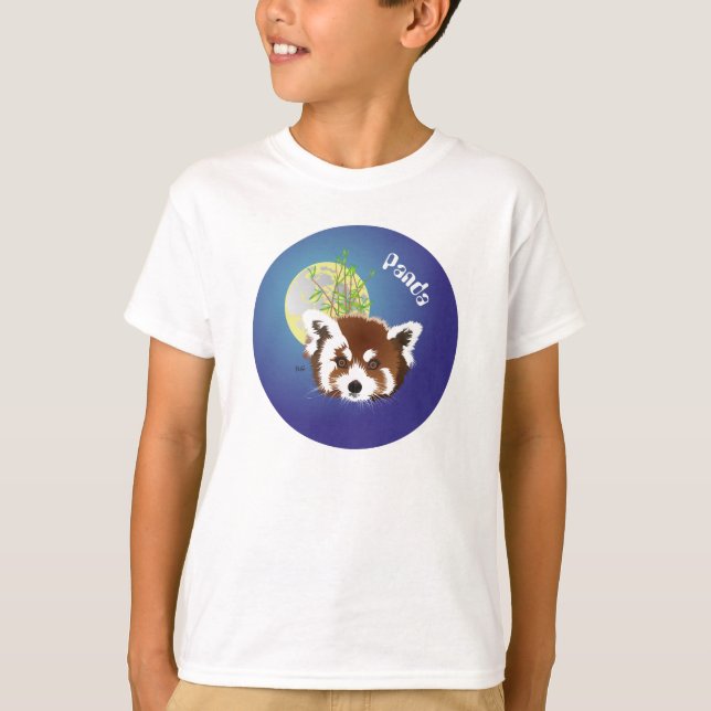 Kleine Panda (Ailurus fulgens) - Shirt Tee Shirt (Framsida)