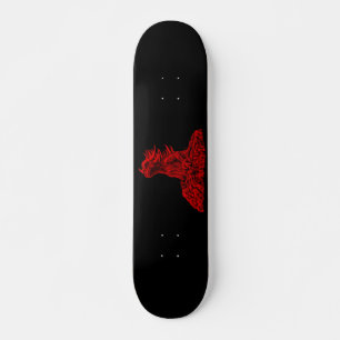 Kleine Rote Drache - Dragon Skateboard Bräda 19,5 Cm