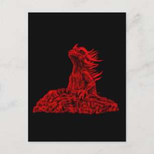 Kleine Rote Drache Vykort