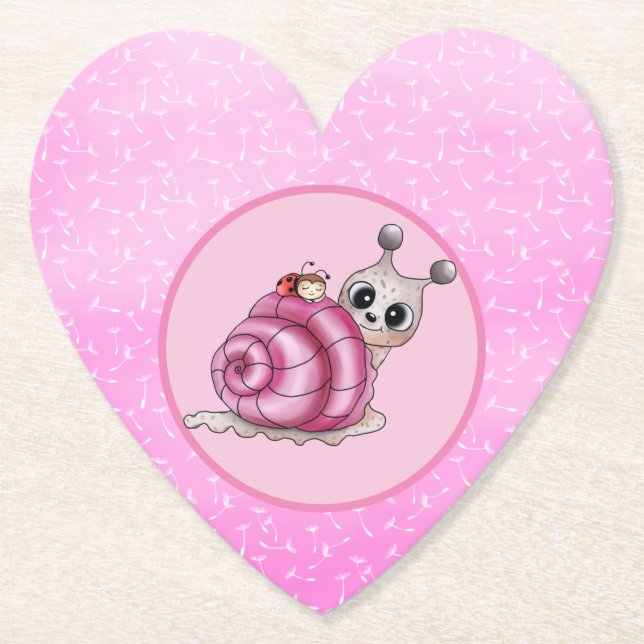 kleine Schnecke  pappteller Underlägg Papper (Framsida)